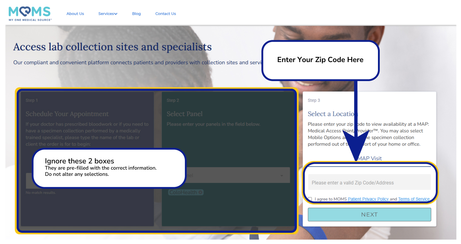 MOMS Scheduling example for mobile devices